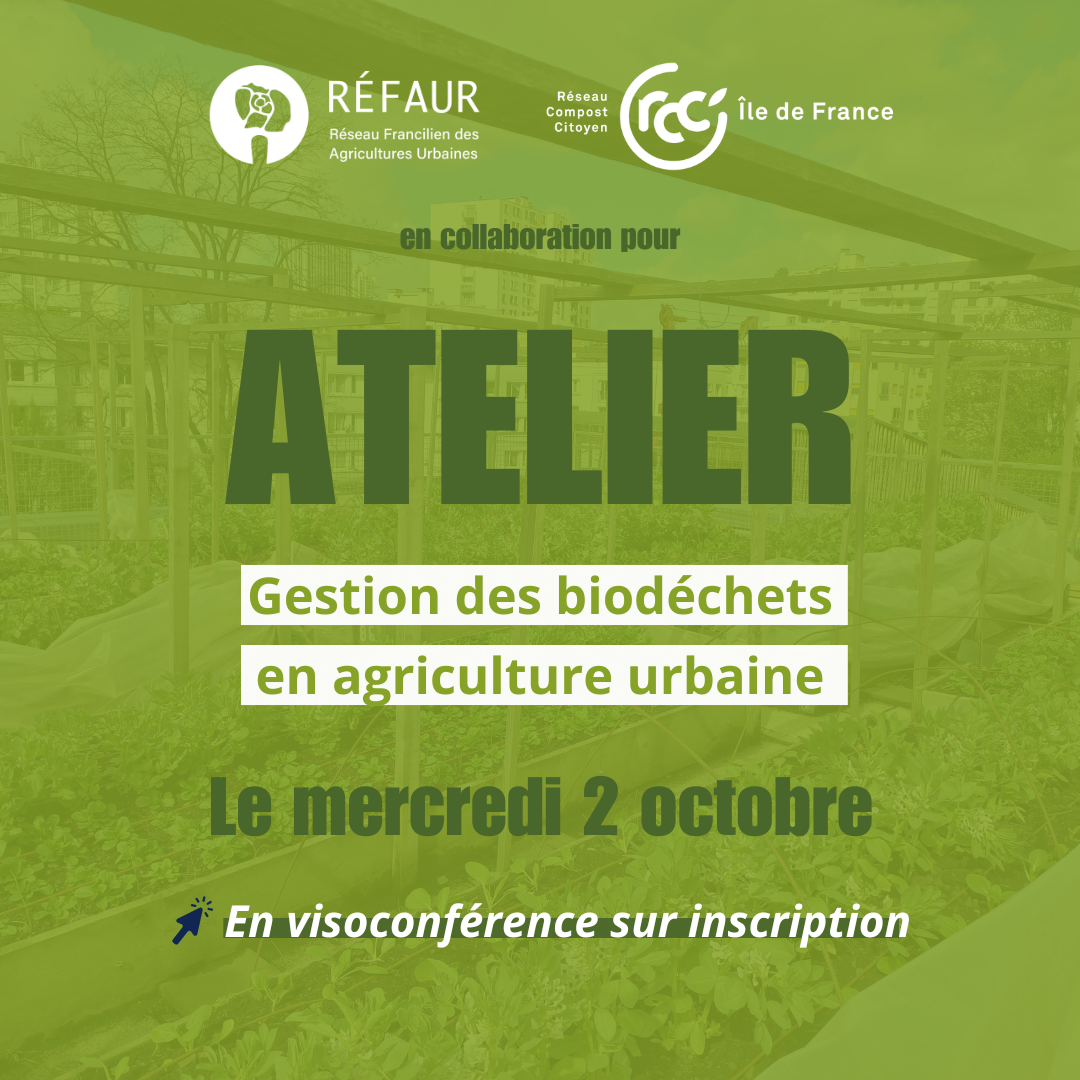 ATELIER – Gestion des biodéchets en agriculture urbaine